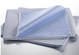 Graham Medical Products Graham Medical Blue Flat Stretcher Sheet, 40 x 90 Inch