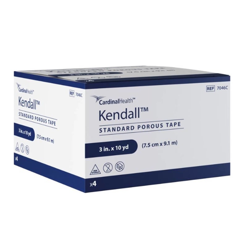 Cardinal Kendallâ„¢ Cloth Medical Tape, 3 Inch x 10 Yard, White Cardinal Kendallâ„¢ Cloth Medical Tape, 3 Inch x 10 Yard, White
