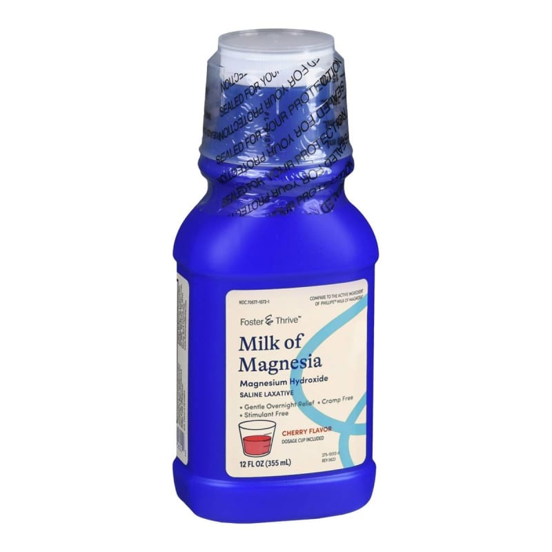 McKesson Brand Foster & Thriveâ„¢ Milk of Magnesia Magnesium Hydroxide Liquid Cherry