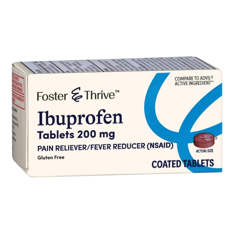 McKesson Brand Foster & Thriveâ„¢ Ibuprofen 200 mg Coated Tablets