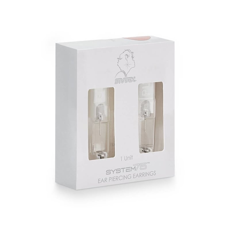 Medisystem Mini Ear Piercing Stud Surgical Stainless Steel Silver Ball Traditional Mount