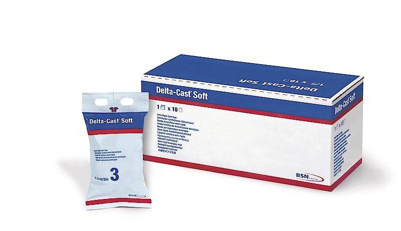 BSN Medical Cast Tape Delta-Cast® Soft 3 Inch X 12 Foot Polyester Black BSN Medical Cast Tape Delta-Cast® Soft 3 Inch X 12 Foot Polyester Black