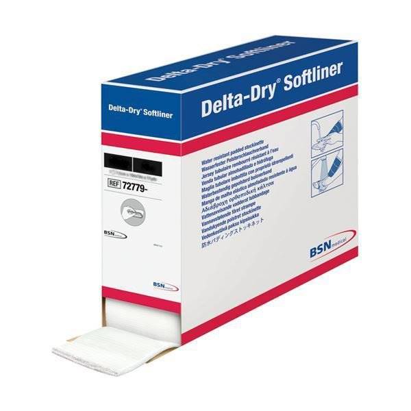 BSN Medical Cast Padding Undercast / Water Resistant Delta-Dry® Softliner 3 Inch X 11 Yard Polypropylene / Nylon / Polyester Mesh NonSterile BSN Medical Cast Padding Undercast / Water Resistant Delta-Dry® Softliner 3 Inch X 11 Yard Polypropylene / Nylon / Polyester Mesh NonSterile