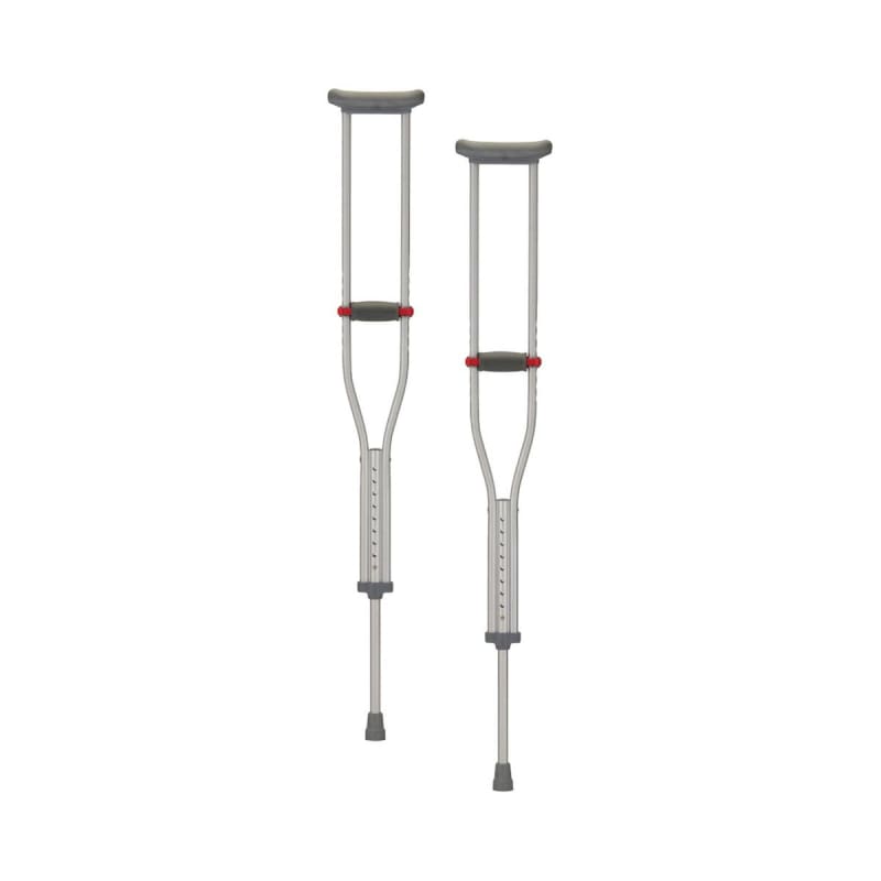Nova Ortho-Med Quick Adjust Underarm Crutches for Youth, 4'6' â€“ 5'2'