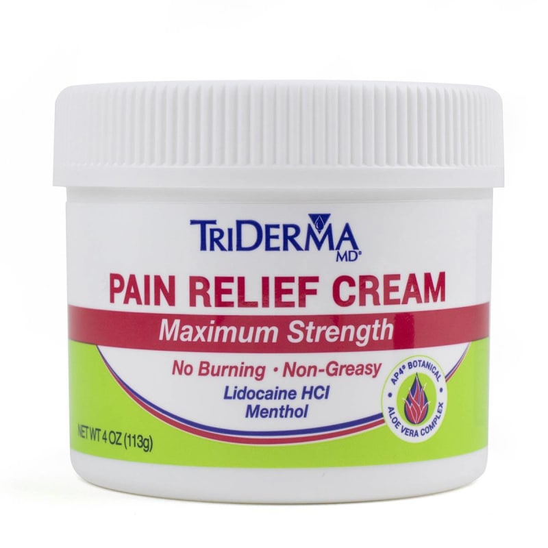 TriDerma MD® Lidocaine / Menthol Topical Pain Relief TriDerma MD® Lidocaine / Menthol Topical Pain Relief