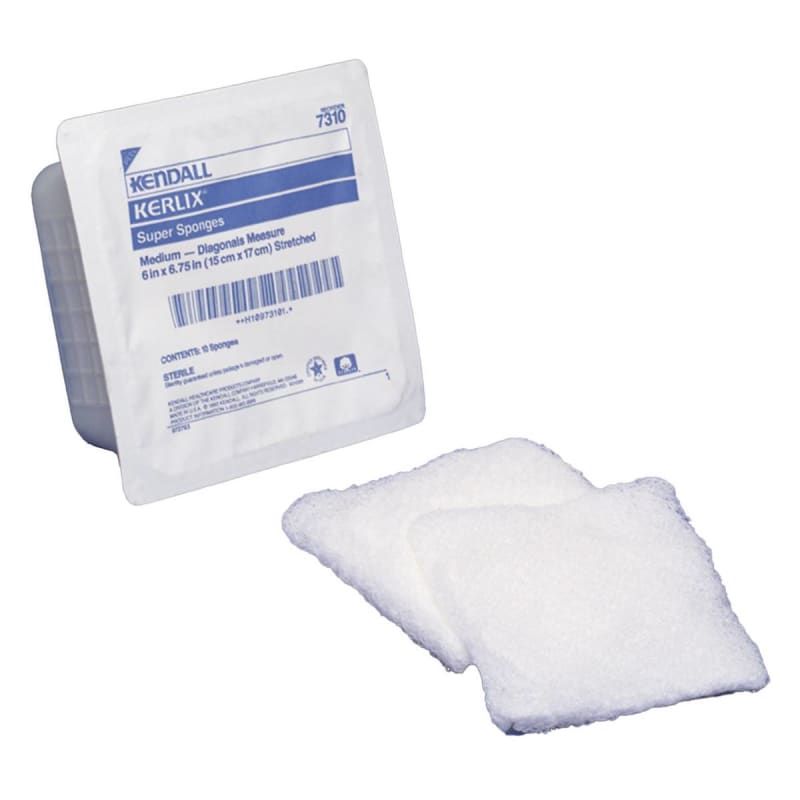 Cardinal Kerlixâ„¢ Sterile USP Type VII Fluff Dressing, 6 x 6-3/4 Inch, Six-Ply