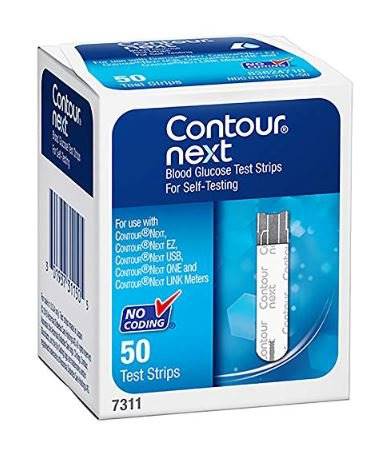Ascensia Diabetes Care Contour® Next Blood Glucose Test Strips, 50 Strips in a Box Ascensia Diabetes Care Contour® Next Blood Glucose Test Strips, 50 Strips in a Box
