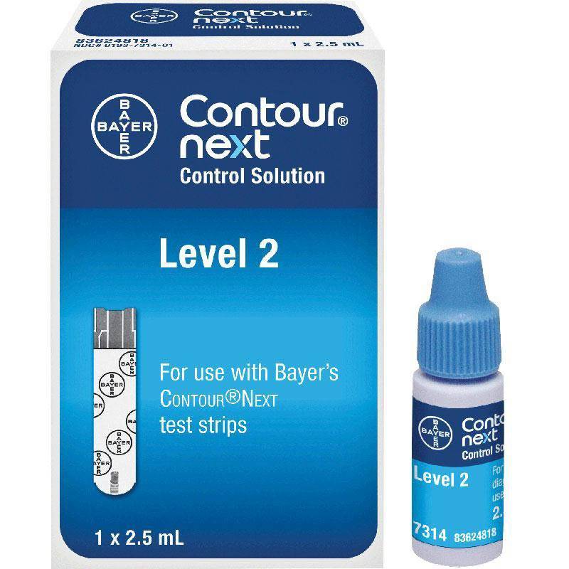 Ascensia Diabetes Care ContourÂ® Next Blood Glucose Control Solution for use with Blood Glucose Meter