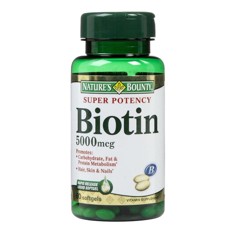 US Nutrition Nature's BountyÂ® Vitamin B-7 Biotin Supplement