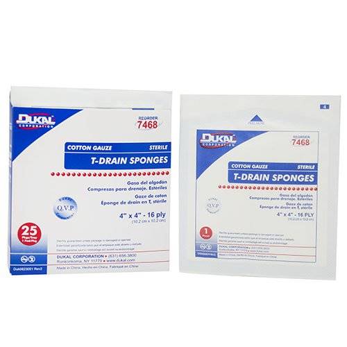 Dukal Drain Sponge, 16-Ply Dukal Drain Sponge, 16-Ply