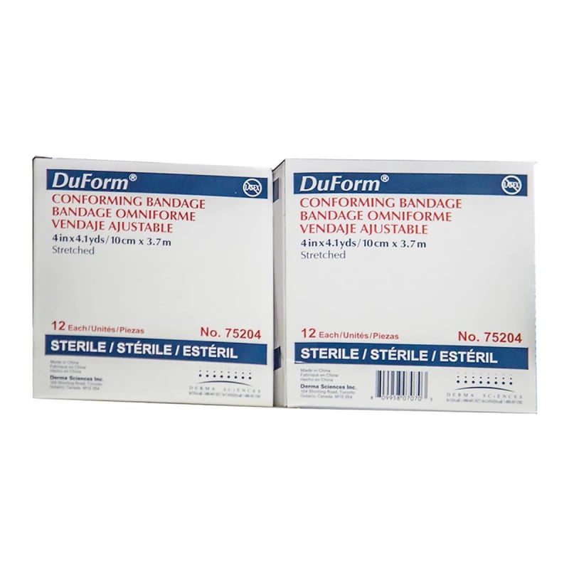 Gentell DuformÂ® Sterile Conforming Bandage, 4 Inch x 4-1/10 Yard, 1-Ply