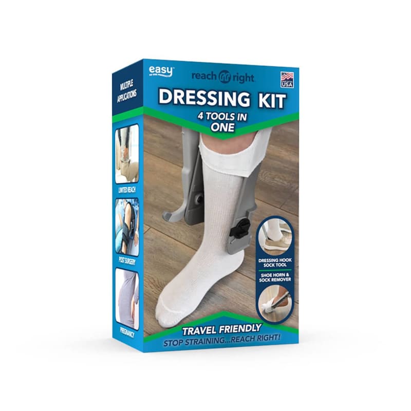 Easy To Use Products LLC Reach Right Dressing Hip Kit with Shoe Horn, Sock Aid, Dressing Hook