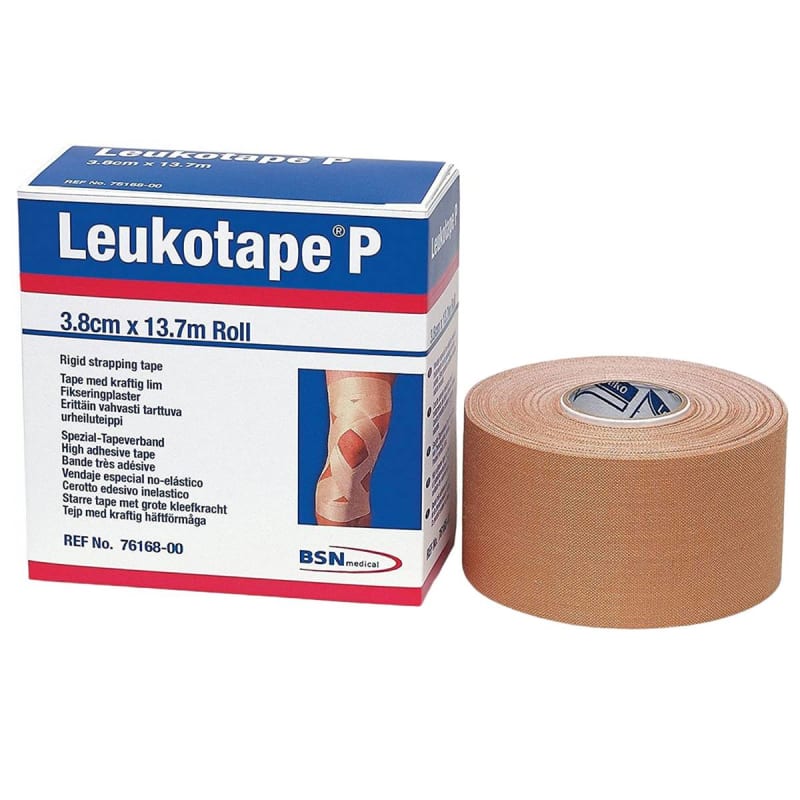 BSN Medical Leukotape® P Rayon / Zinc Oxide Orthopedic Corrective Tape, 1.5 Inch x 15 Yard BSN Medical Leukotape® P Rayon / Zinc Oxide Orthopedic Corrective Tape, 1.5 Inch x 15 Yard