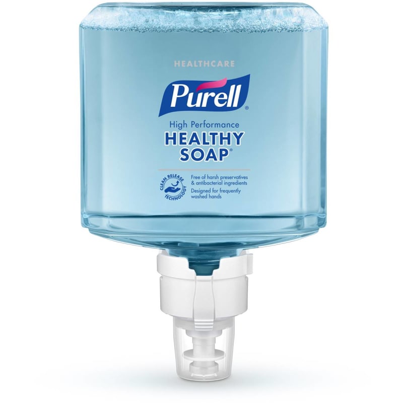 GOJO PurellÂ® Healthy Antimicrobial Soap, 1,200 mL Dispenser Refill Bottle