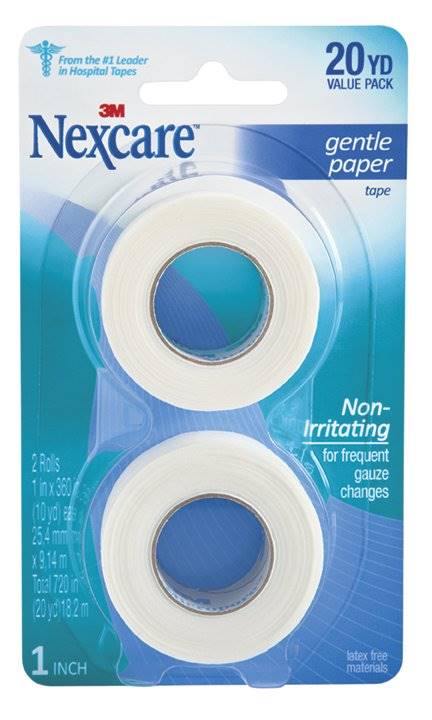3M Company 3Mâ„¢ Nexcareâ„¢ Paper Medical Tape, 1 Inch x 10 Yard, White