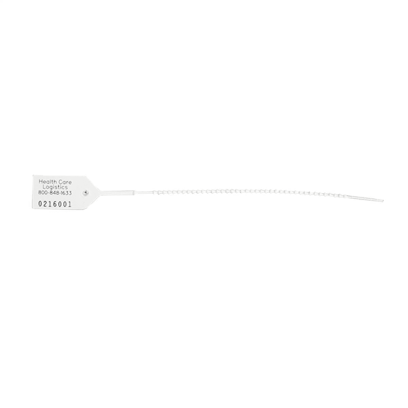 Health Care Logistics Pull-Tight Seal Health Care Logistics Numbered White Polypropylene 9 Inch Length