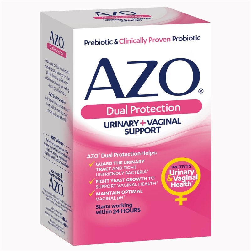 i-Health Inc AZOÂ® Dual Protection Urinary + Vaginal Support Capsules