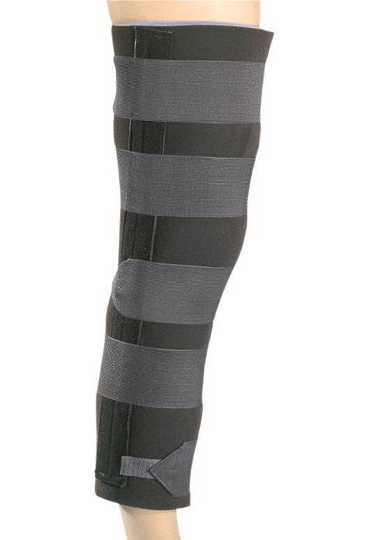 DJO ProCareÂ® Quickâ€“Fitâ„¢ Knee Immobilizer, 18-Inch Length, One Size Fits Most