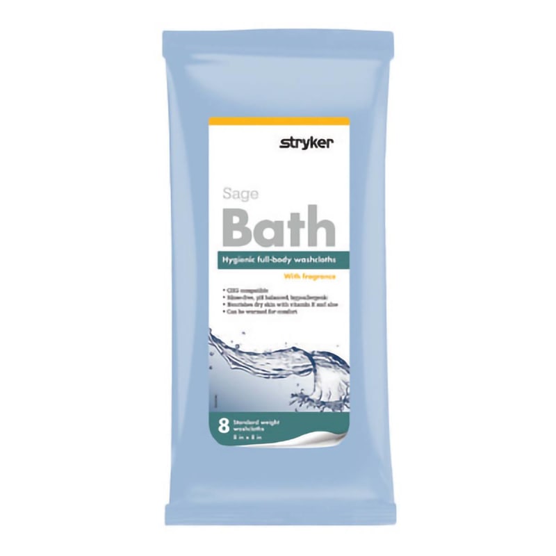 Sage Products Sage Comfort Bath® Rinse-Free Bath Wipe, Scented Sage Products Sage Comfort Bath® Rinse-Free Bath Wipe, Scented