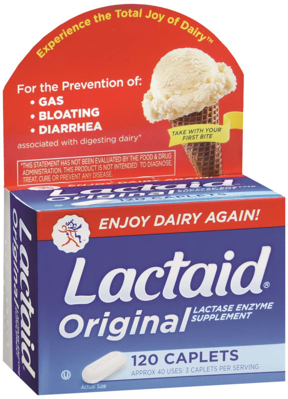Kenvue Brands LLC LactaidÂ® Original Lactase Enzyme Dietary Supplement