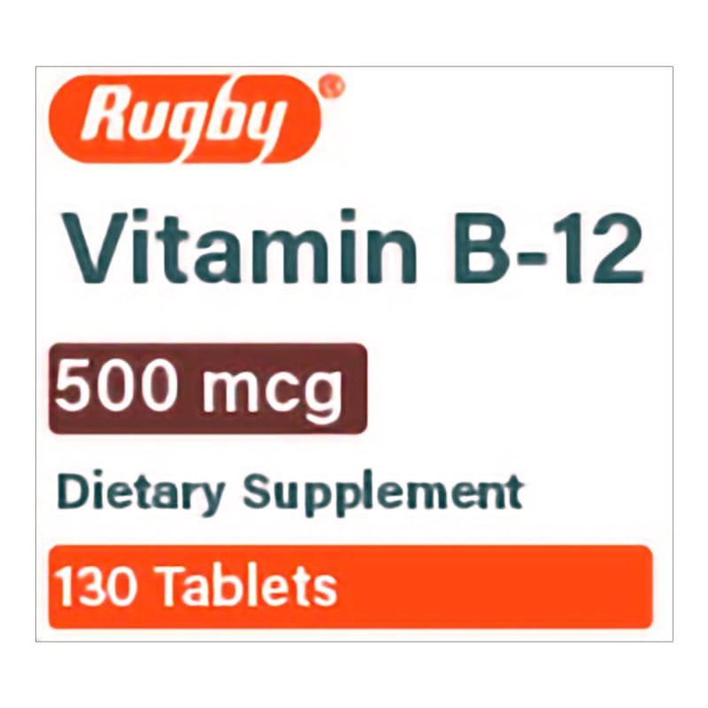 Major Pharmaceuticals Vitamin Supplement Vitamin B12 500 mcg Strength Tablet 130 per Bottle Major Pharmaceuticals Vitamin Supplement Vitamin B12 500 mcg Strength Tablet 130 per Bottle
