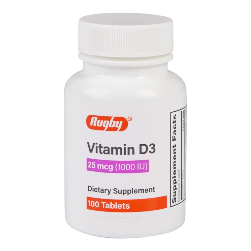 Major Pharmaceuticals RugbyÂ® Vitamin D-3 Supplement