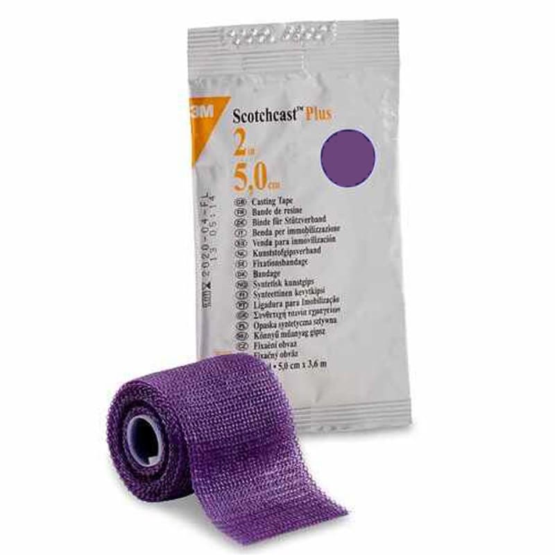 Solventum Corporation 3Mâ„¢ Scotchcastâ„¢ Plus Purple Cast Tape, 2 Inch x 4 Yard Solventum Corporation 3Mâ„¢ Scotchcastâ„¢ Plus Purple Cast Tape, 2 Inch x 4 Yard