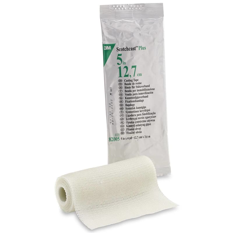 Solventum Corporation 3Mâ„¢ Scotchcastâ„¢ Plus Cast Tape, White, 5 Inch x 4 Yard