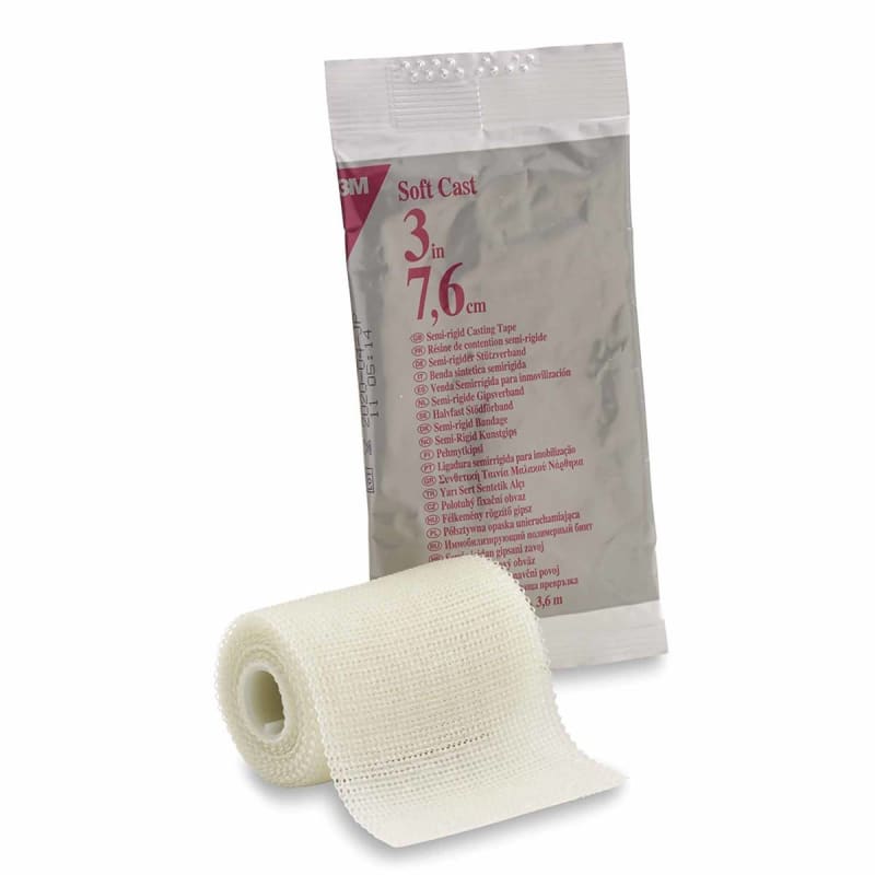 Solventum Corporation 3Mâ„¢ Scotchcastâ„¢ Soft Cast Tape, White, 3 Inch x 4 Yard Solventum Corporation 3Mâ„¢ Scotchcastâ„¢ Soft Cast Tape, White, 3 Inch x 4 Yard