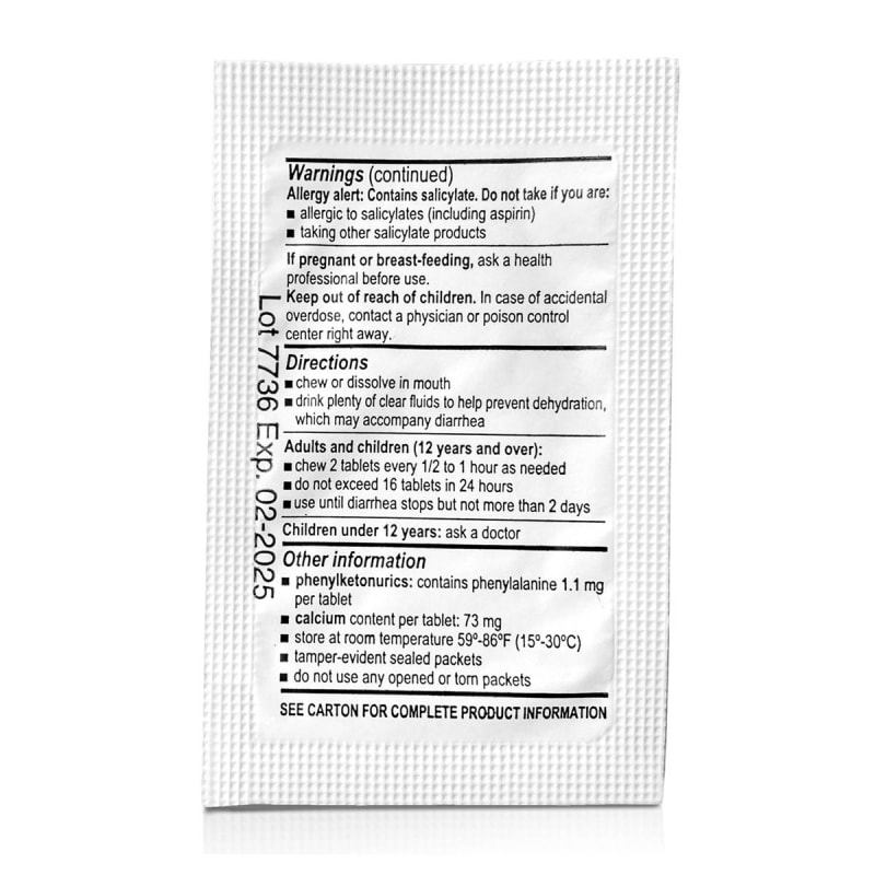 McKesson Bismuth Subsalicylate Anti-Diarrheal McKesson Bismuth Subsalicylate Anti-Diarrheal