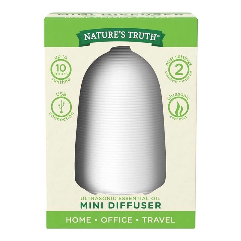Piping Rock Health Products Nature's Truth Ultrasonic Essential Oil Mini Diffuser