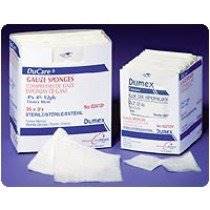Gentell Dusoft Sterile Nonwoven Sponge, 2 x 2 Inch, 4-Ply
