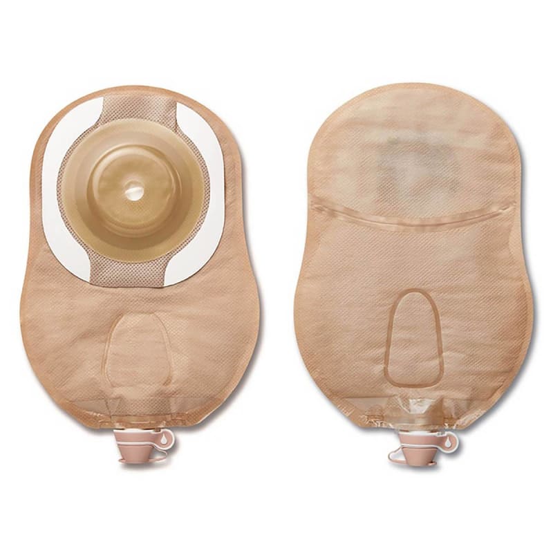 Hollister CeraPlusâ„¢ Soft Convex 1-Piece Ultra Clear Urostomy Pouch, Cut to fit up to 55 mm