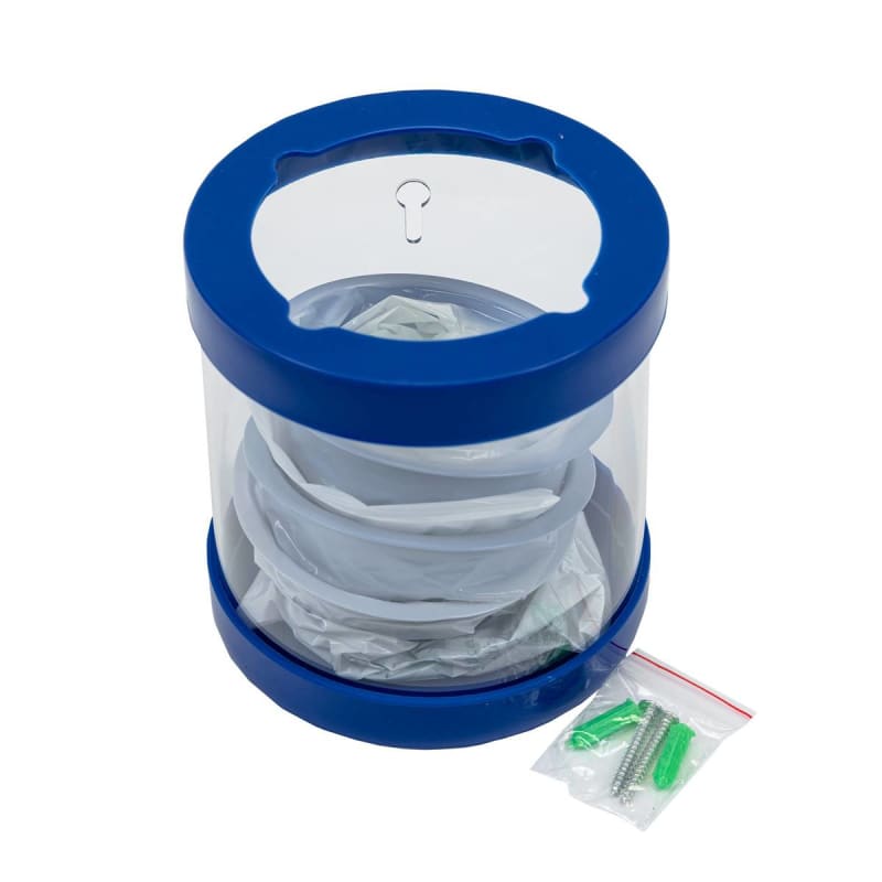 LSL Industries Emesis Bag Dispenser LSL Clear Plastic Manual Pull 25 Bag Capacity