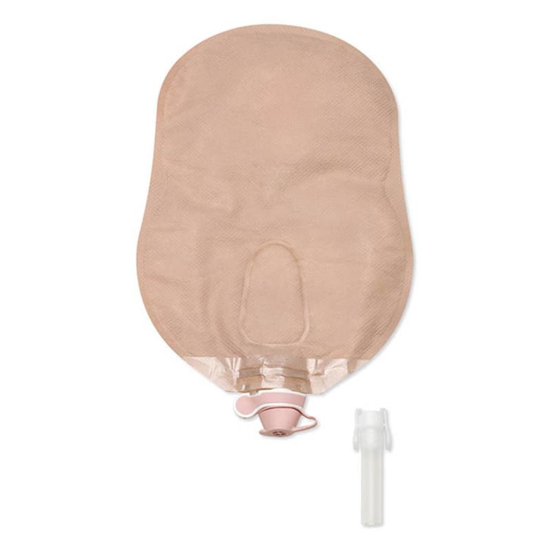 Hollister Urostomy Pouch Premierâ„¢ One-Piece System 9 Inch Length Flat, Pre-Cut 1-1/4 Inch Stoma Drainable Hollister Urostomy Pouch Premierâ„¢ One-Piece System 9 Inch Length Flat, Pre-Cut 1-1/4 Inch Stoma Drainable
