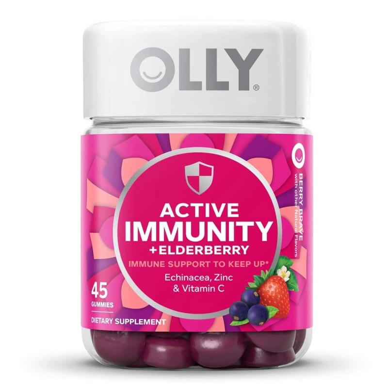 OLLY Public Benefit Corp Olly Active Immunity + Elderberry Gummies Berry Brave
