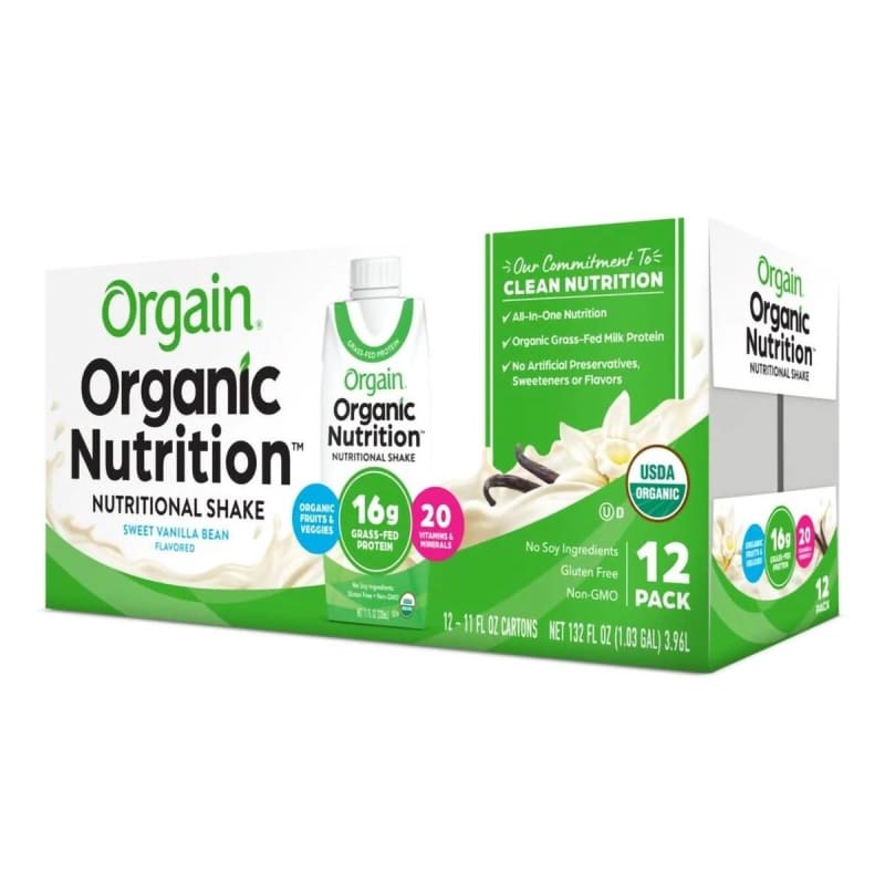 Orgain Inc Orgain® Organic Nutrition™ Vanilla Nutritional Shake, 11-ounce carton Orgain Inc Orgain® Organic Nutrition™ Vanilla Nutritional Shake, 11-ounce carton