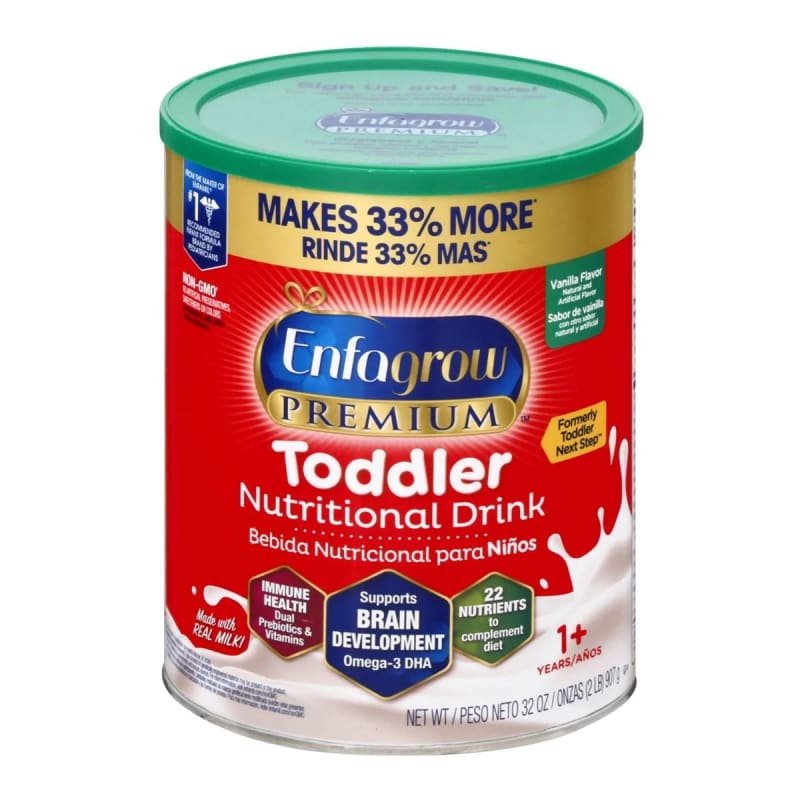 Mead Johnson Toddler Formula EnfagrowÂ® Premiumâ„¢ Vanilla Flavor 32 oz. Can Powder