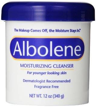 Emerson Healthcare AlboleneÂ® Mineral Oil / Petrolatum Facial Cleanser, Unscented, 12-ounce Jar