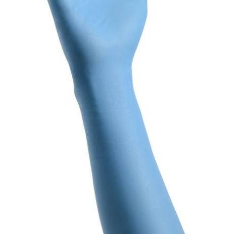 Cardinal Exam Glove Cardinal Healthâ„¢ Small 100 per Box Sterile Single Nitrile Extended Cuff Length Textured Fingertips Blue Chemo Tested