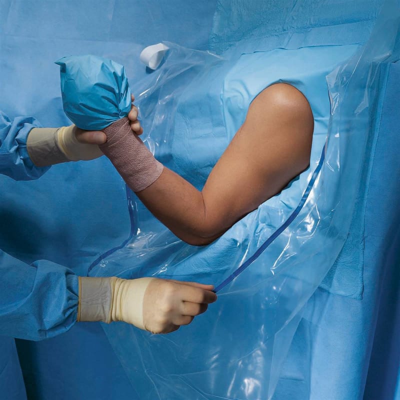 O&M Halyard Inc Halyard Sterile Shoulder Arthroscopy Orthopedic Drape, 160 x 102 Inch