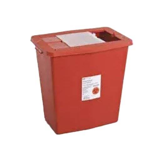 Cardinal SharpSafetyâ„¢ Multi-purpose Sharps Container, 12 Gal., 18.75 x 18.25 x 12.75 Inch