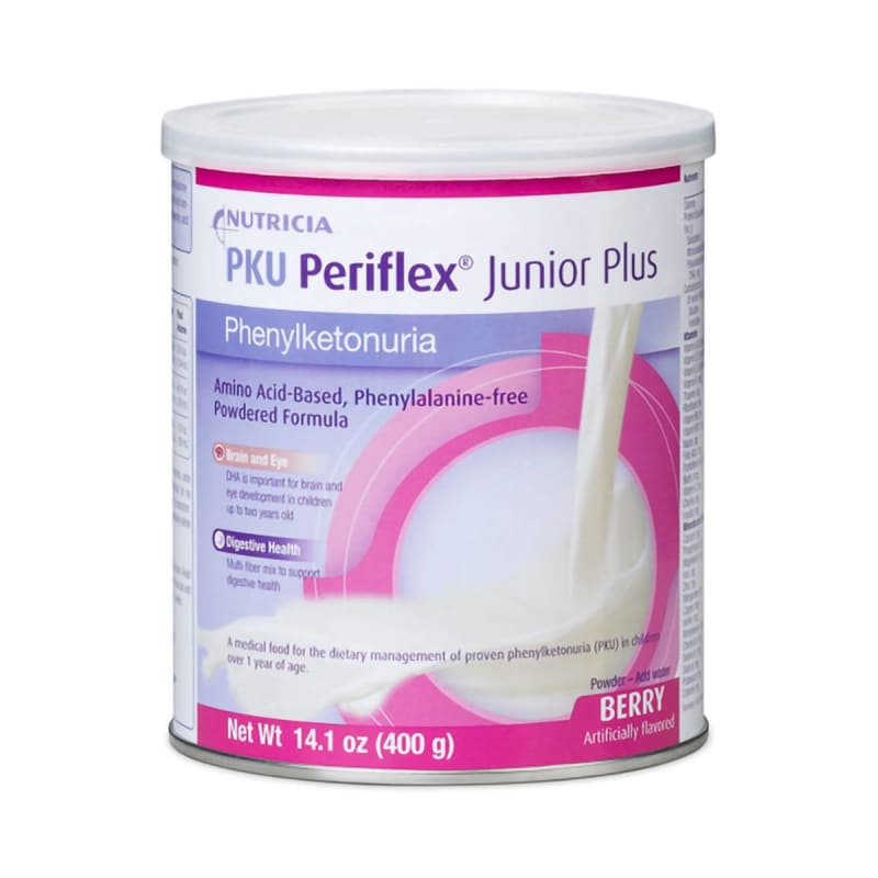 Nutricia North America PKU Periflex® Amino Acid–Based, Phenylalanine-Free Powdered Formula Berry Flavor Nutricia North America PKU Periflex® Amino Acid–Based, Phenylalanine-Free Powdered Formula Berry Flavor