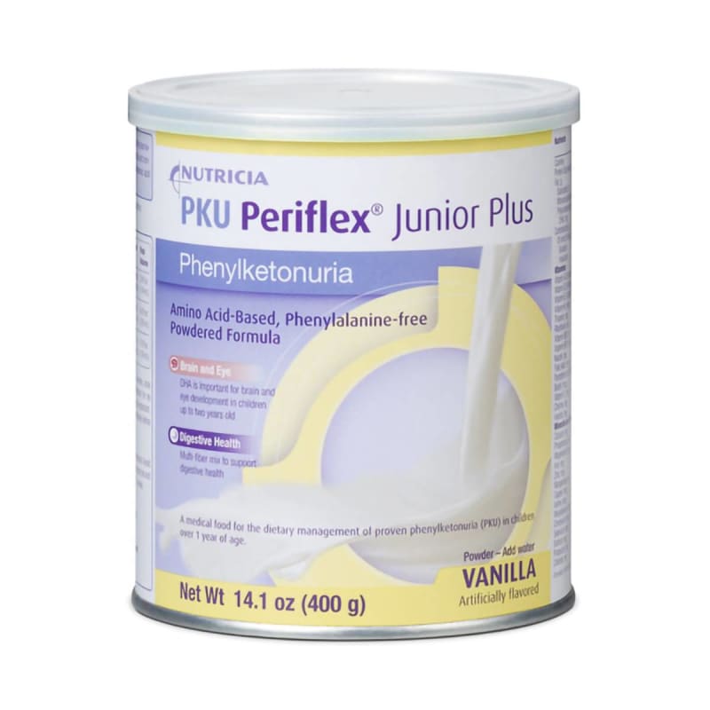 Nutricia North America PKU PeriflexÂ® Junior Plus Amino Acidâ€“Based, Phenylalanine-Free Formula, Vanilla