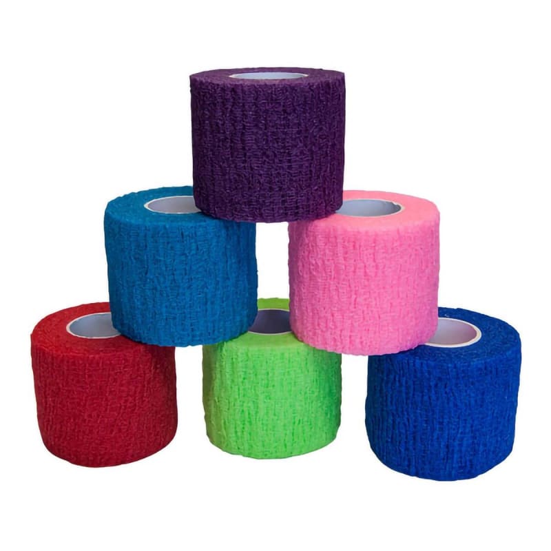 S2S Global Cohesive Bandage PremierProâ„¢ 2 Inch X 5 Yard Self-adherent Closure Assorted Colors NonSterile Standard Compression