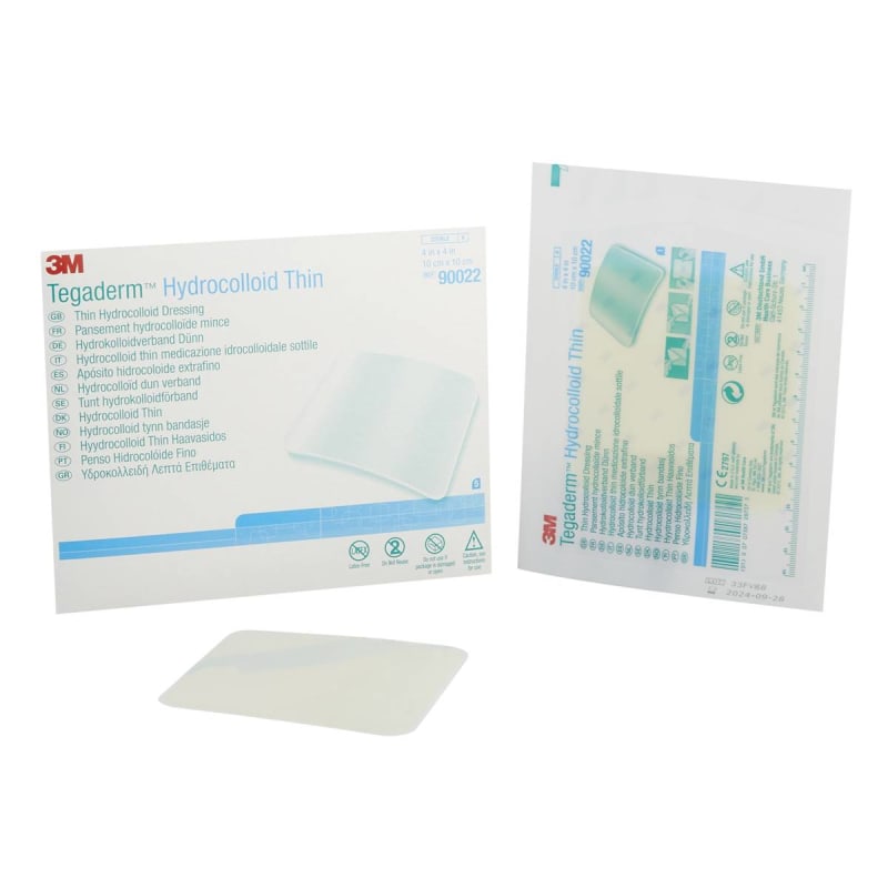 Solventum Corporation 3Mâ„¢ Tegadermâ„¢ Thin Hydrocolloid Dressing, 4 x 4 Inch