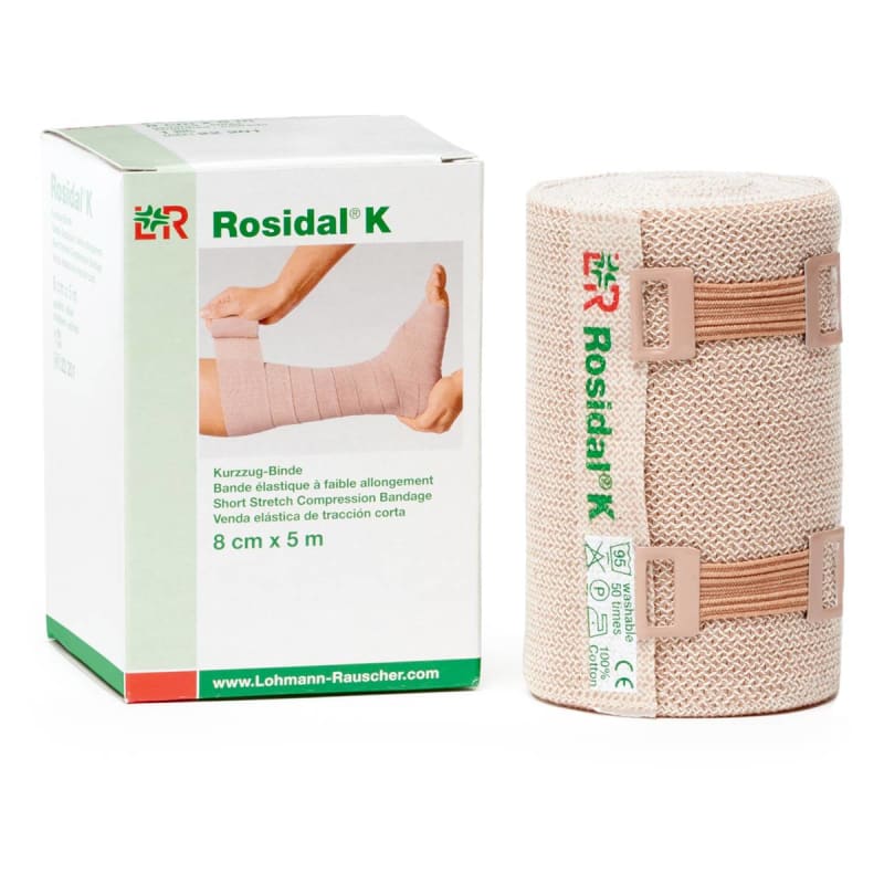 Lohmann & Rauscher RosidalÂ® K Compression Bandage, 8 Centimeter x 5 Meter