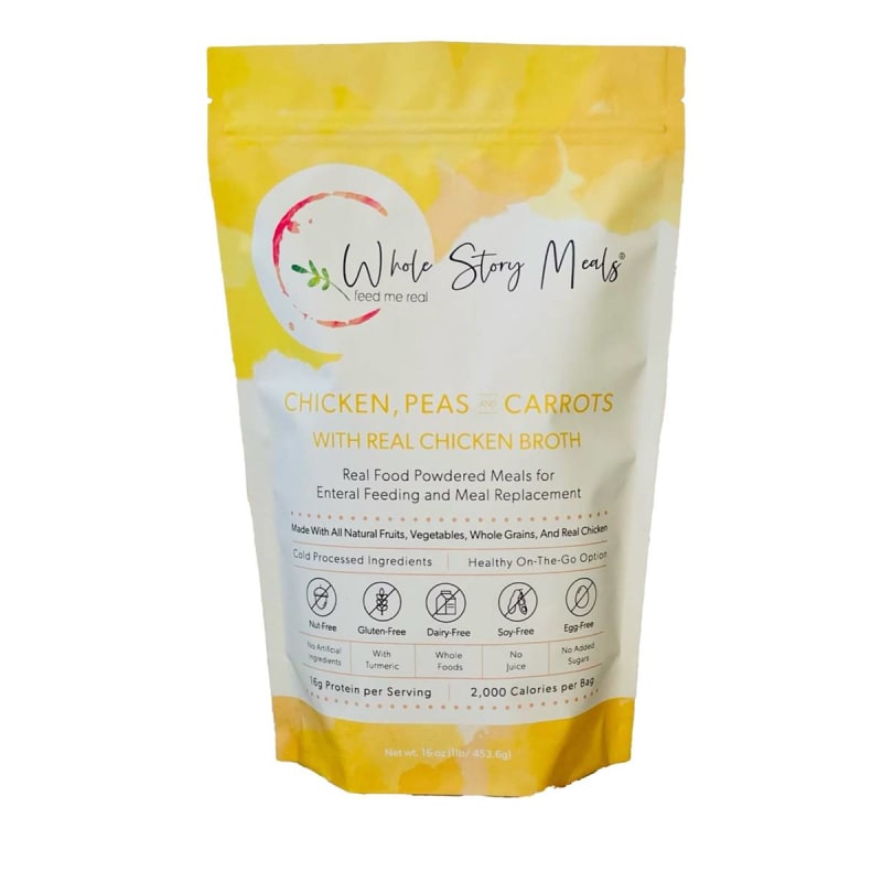 Whole Story Meals Oral Supplement Whole Story Meals Chicken / Peas / Carrot Flavor Powder 16 oz. Pouch Whole Story Meals Oral Supplement Whole Story Meals Chicken / Peas / Carrot Flavor Powder 16 oz. Pouch