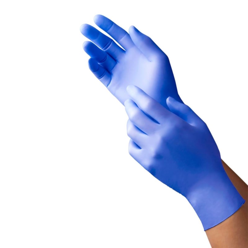 Tronex International Inc Exam Glove NEW AGE® 9128 Series X-Small 250 per Box NonSterile Nitrile Standard Cuff Length Textured Fingertips Violet Blue Chemo Tested / Fentanyl Te Tronex International Inc Exam Glove NEW AGE® 9128 Series X-Small 250 per Box NonSterile Nitrile Standard Cuff Length Textured Fingertips Violet Blue Chemo Tested / Fentanyl Te