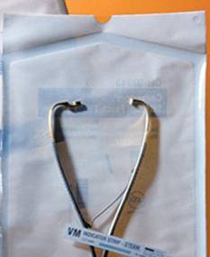 Cardinal Sterilization Pouch Cardinal Healthâ„¢ Ethylene Oxide (EO) Gas / Steam 4 X 11 Inch White / Blue Self Seal Paper / Film Cardinal Sterilization Pouch Cardinal Healthâ„¢ Ethylene Oxide (EO) Gas / Steam 4 X 11 Inch White / Blue Self Seal Paper / Film